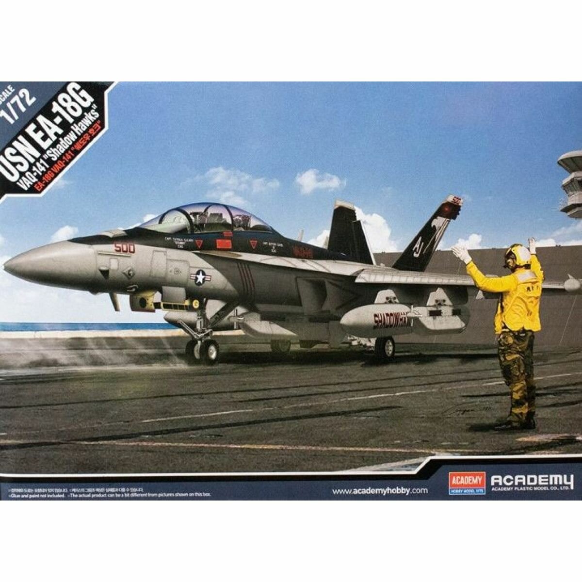 Academy сборная модель 12560 USN EA-18G Super Hornet VAQ-141 "Shadow Hawks" 1:72