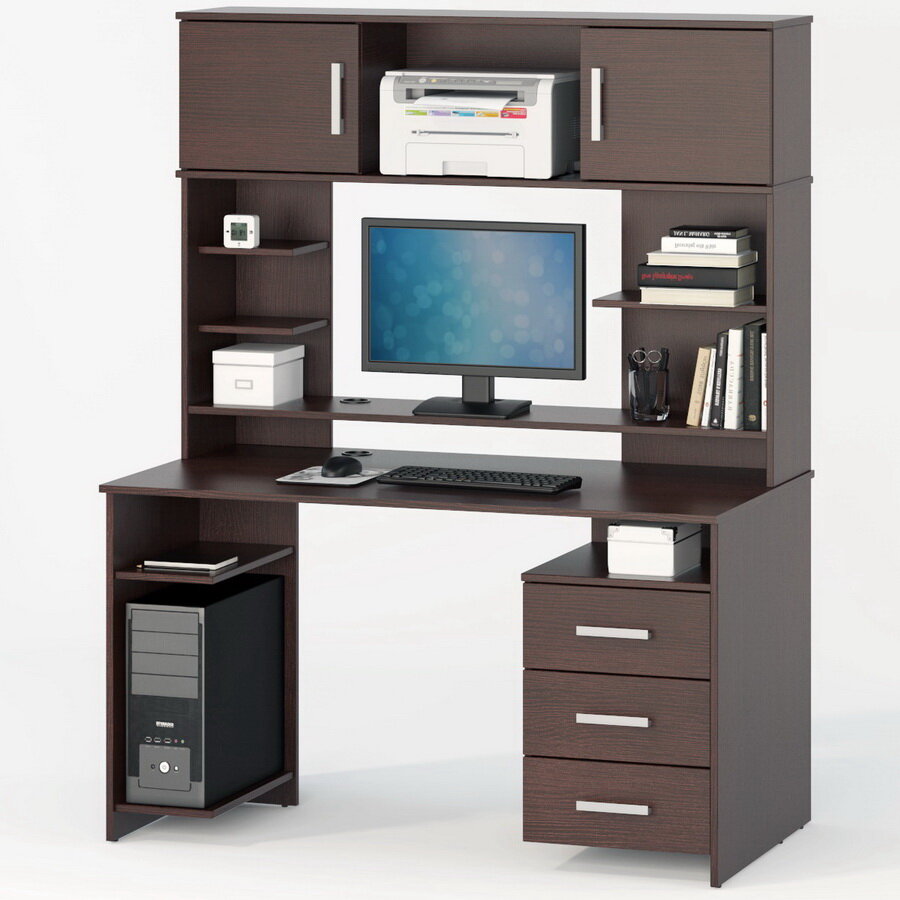 фото Стол компьютерный Вента-4, левый, Венге