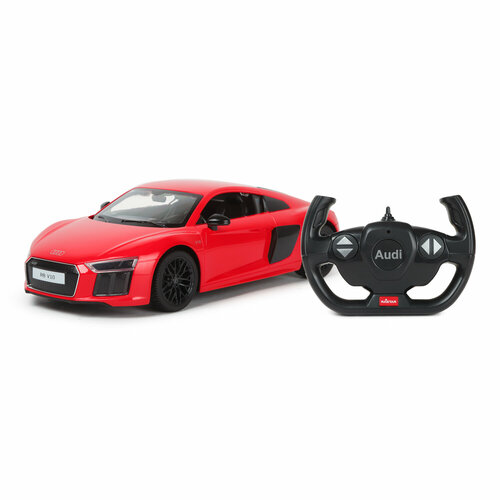 Машина Rastar РУ 1:14 AUDI R8 2015 Version Красная 74400 легковой автомобиль rastar audi r8 lms 2015 72300 105543 1 24 18 5 см белый