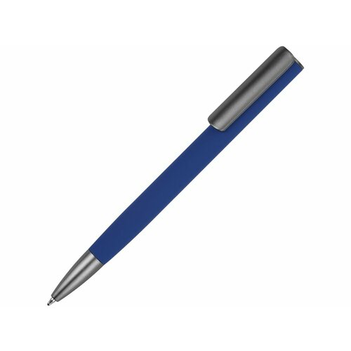 Ручка металлическая шариковая «Insomnia» soft-touch с зеркальным слоем синий