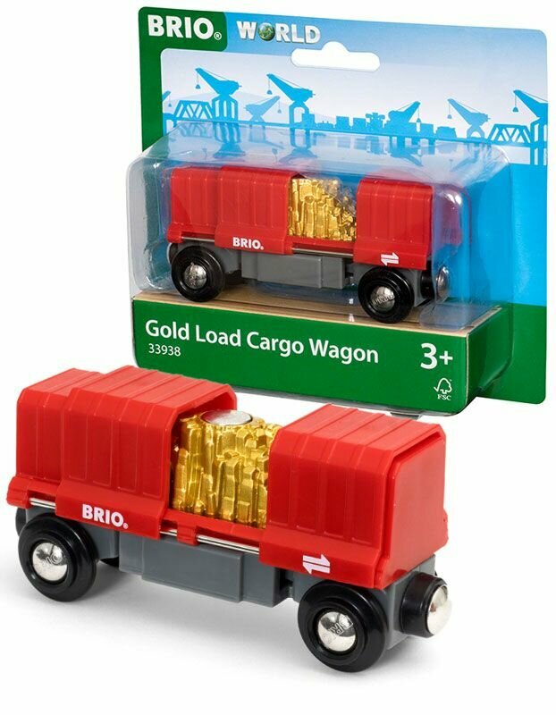 BRIO 33938 Грузовой вагончик с золотом