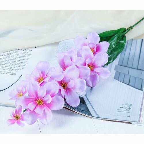 Цветы искусственные Орхидея амезиелла 65см сиреневый 395₽