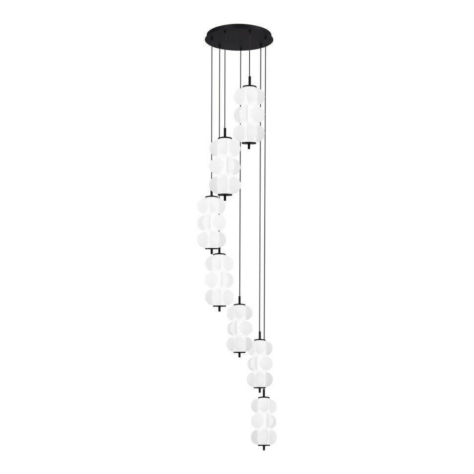ST LUCE SL6121.403.07 Светильник подвесной ST-Luce Черный/Белый LED 7*8W 3000K