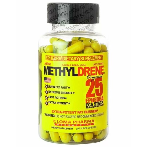 Жиросжигатель Methyldrene Original 25 100 капсул ClomaPharma
