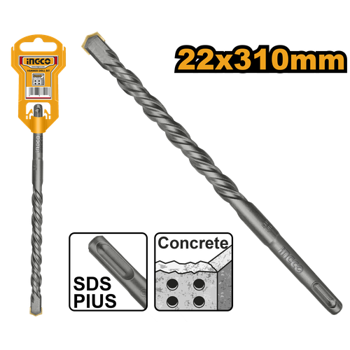 Бур по бетону SDS-plus 22х310 мм INGCO DBH1212202 INDUSTRIAL