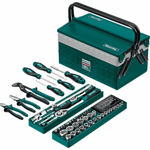 Набор инструмента универсальный KRAFTOOL GRAND-99 99 предметов 12 14 27978-H99 21890₽