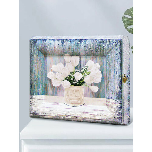 Ключница настенная закрытая деревянная 15х20 (24х29) Декарт мужская женская декор из дерева ручная работа в интерьер