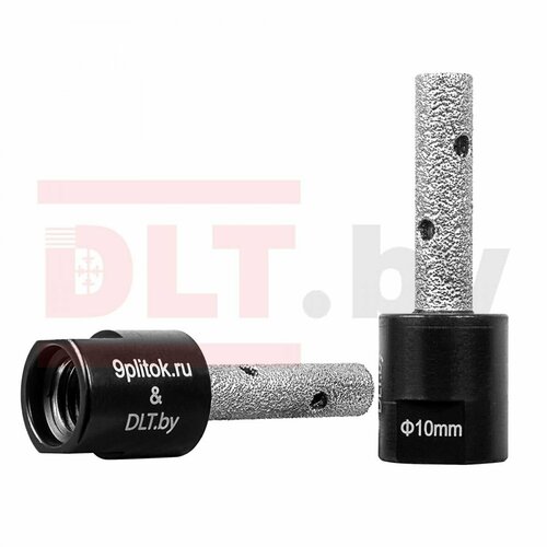 переходник dlt x lock на m14 Коронка-фреза алмазная для плитки 9plitok&DLT CERAMIC 10 мм 0094