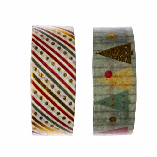 Лента декоративная самоклеящаяся Magic Time 300x15см 2штуп НГ арт91079 479₽