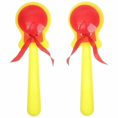 Набор погремушек Кастаньеты на палочке 2 шт Крошка Я 604₽