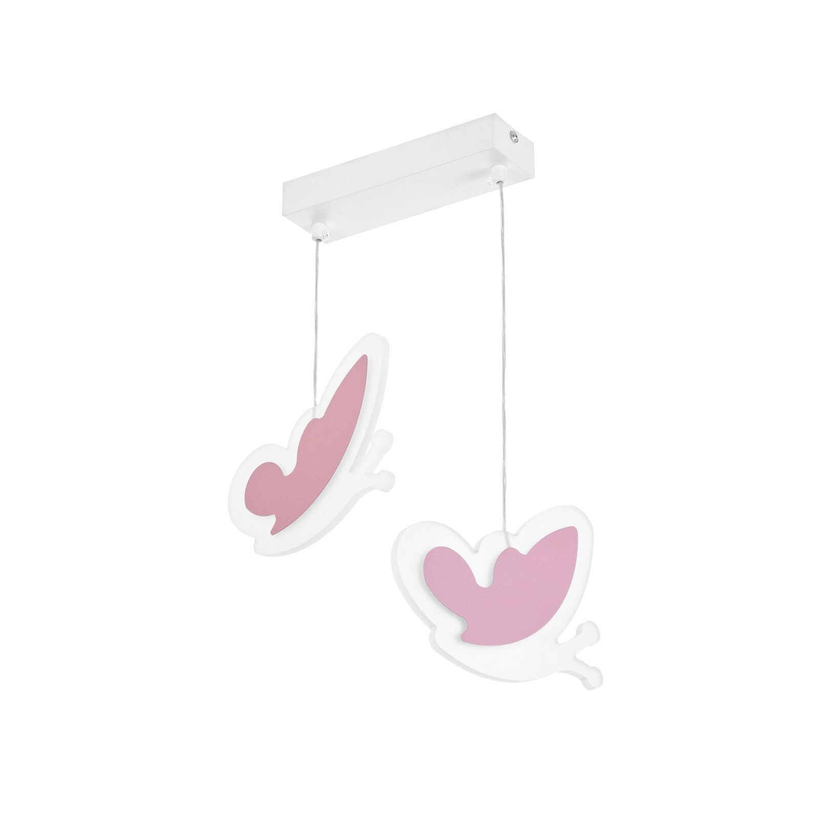 фото Светильник подвесной "Бабочки" LED 32Вт розовый 35х5х60см