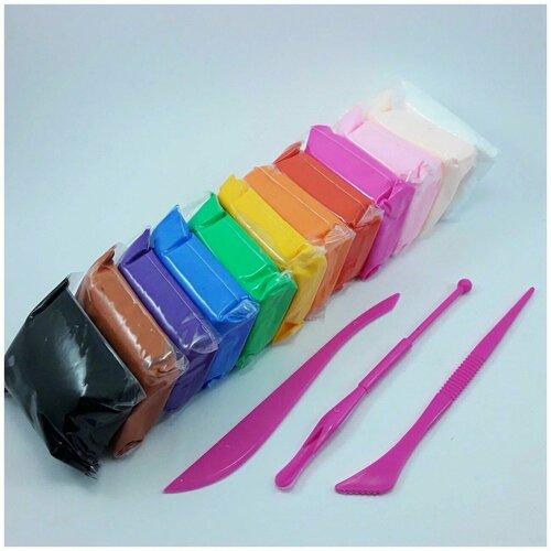 Воздушный пластилин 12 цв мини набор для лепки тесто пластилин dream makers для детей 3 6 цветов