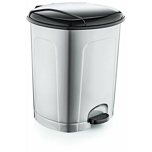 Бак для мусора Lotus HobbyLife 50 литров с крышкой и педалью из пластика 7866₽