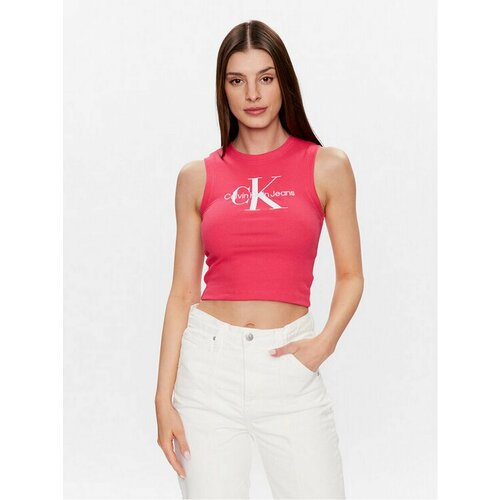 Топ Calvin Klein Jeans, размер XXS [INT], розовый