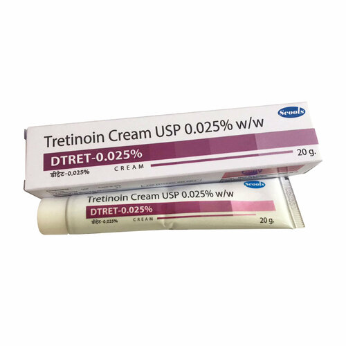 Tretinoin Cream DTRET-0,025% Третиноин Проблемная кожа Антивозрастной крем для лица 20г