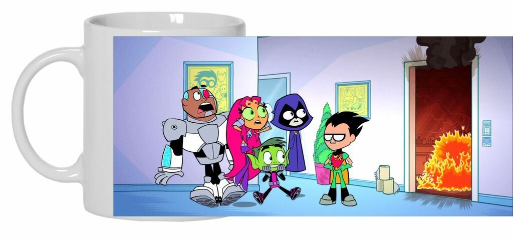 Кружка Юные Титаны Вперёд, Teen Titans Go №10