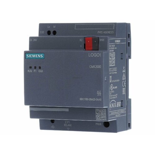 Коммуникационный модуль KNX CMK 2000 LOGO8, интерфейс LOGO-KNX, Ethernet, встроенный веб-сервер 6. – Siemens – 4047618066406