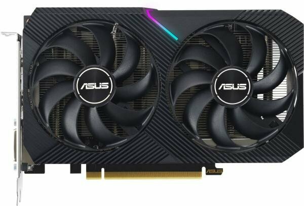 Видеокарта ASUS nVidia GeForce RTX 3050 Dual V2 OC PCI-E 8192Mb GDDR6 128 Bit Retail DUAL-RTX3050-O8G-V2