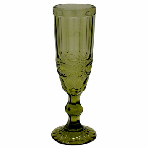 Бокал 150мл шампанское стекло зеленый 829₽