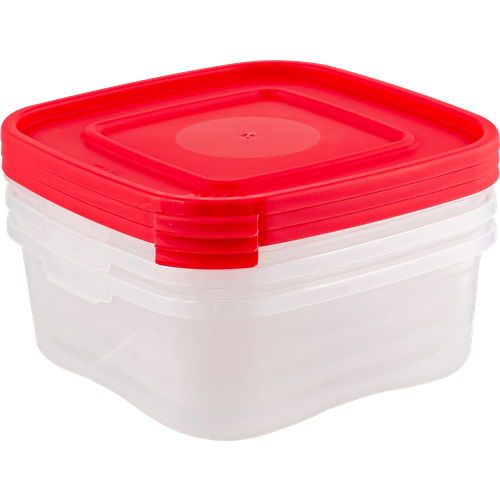 Набор контейнеров Полимербыт Каскад для СВЧ печей 1.4л 3шт