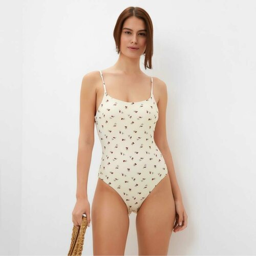 фото Купальник mist mist swimwear, размер xs, красный/бежевый