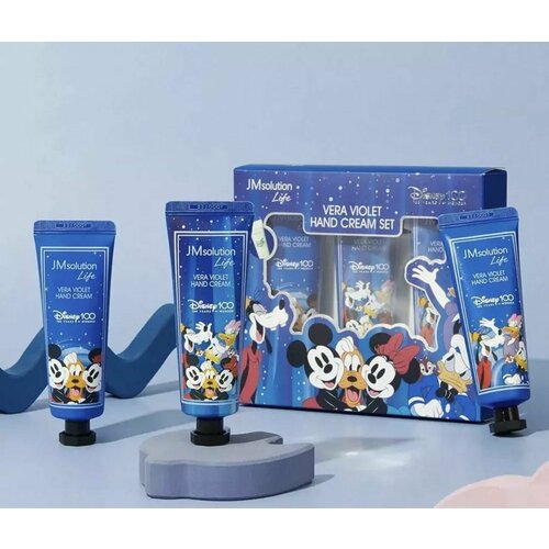 JMSolution Набор Успокаивающих Кремов для рук LIFE VERA VIOLET HAND CREAM SET DISNEY 100 3 шт 50 мл 2150₽