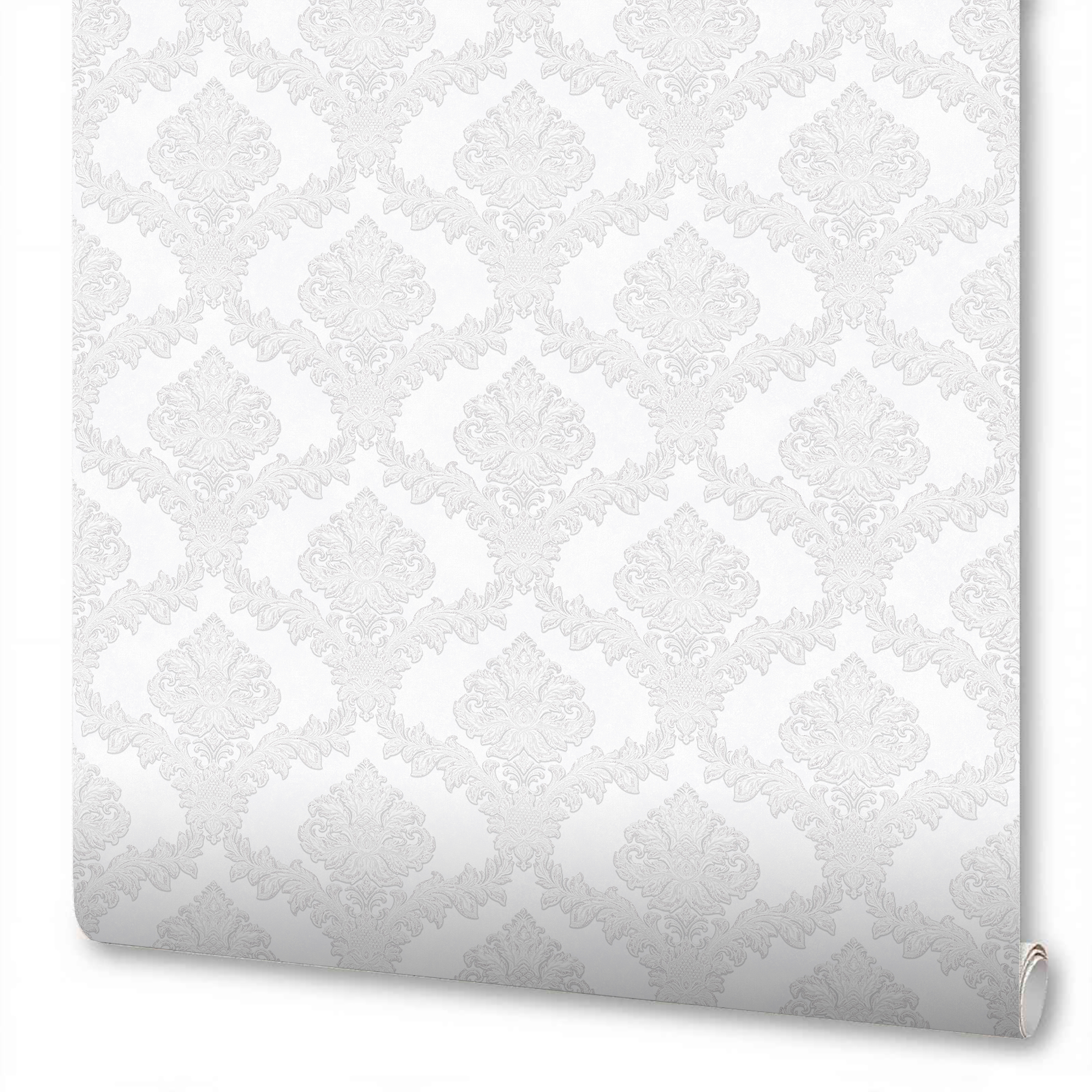 фото Обои флизелиновые WallSecret Shopen белые 1.06 м 8664-20