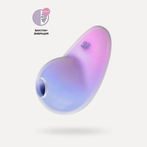 Изображение товара Вакуумный стимулятор клитора Satisfyer Pixie Dust, силикон, фиолетовый