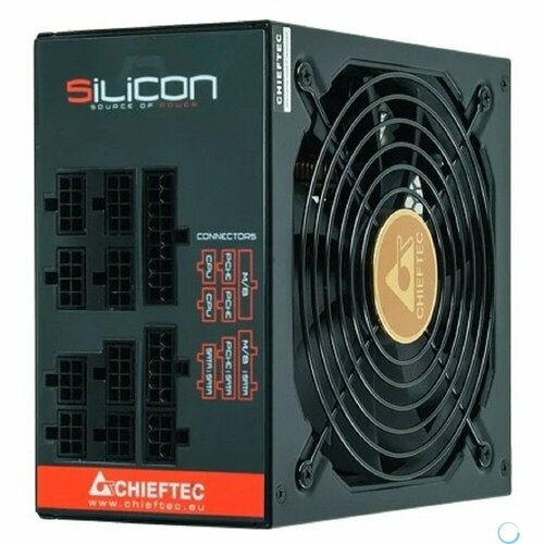 Chieftec Silicon SLC-850C (ATX 2.3, 850W, 80 PLUS BRONZE, Active PFC, 140mm fan, Full Cable Management) Retail блок питания atx chieftec slc 650c silicon 650w 80 plus bronze active pfc 140mm fan full cable management retail