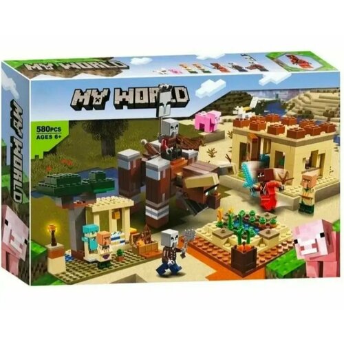 Конструктор 11477 My World, 580 деталей