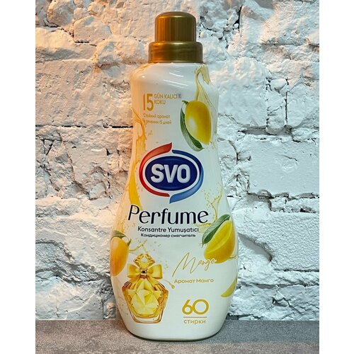Гель для стирки белья + кондиционер парфюмированный SVO Perfume Mango 1.44л, 60 стирок, Манго