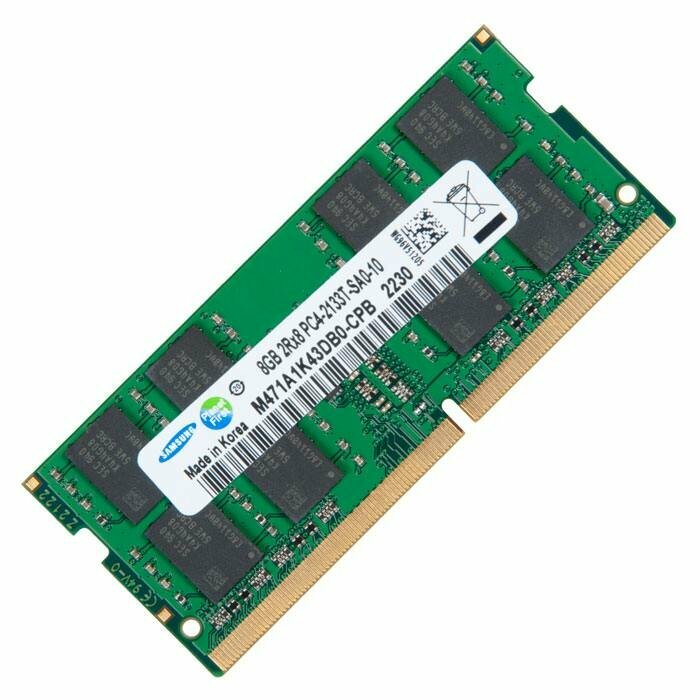 Память DDR4 SODIMM 8Gb, 2133MHz Samsung (M471A1K43DBO-CPB)