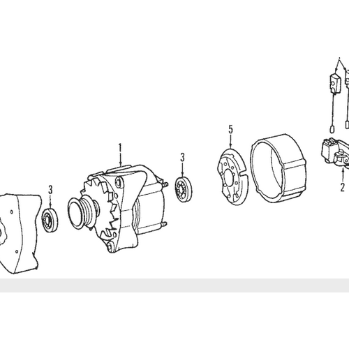 MERCRDES A0079817325 подшипник генератора шариковый 17x40x12 iveco audi VWMercedes 800₽