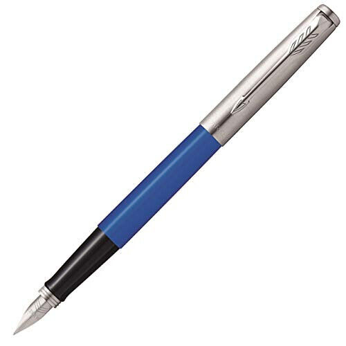 Parker Jotter Original - Blue Chrome CT, перьевая ручка, F, подар. кор.