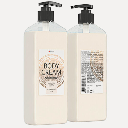 Изображение товара Крем-блеск для тела Milv, 500 мл