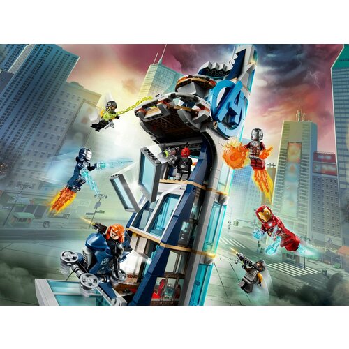 Конструктор Супер-Герои Нападение на башню Мстителей 1209 дет lego marvel super heroes 76038 нападение на башню мстителей 511 дет