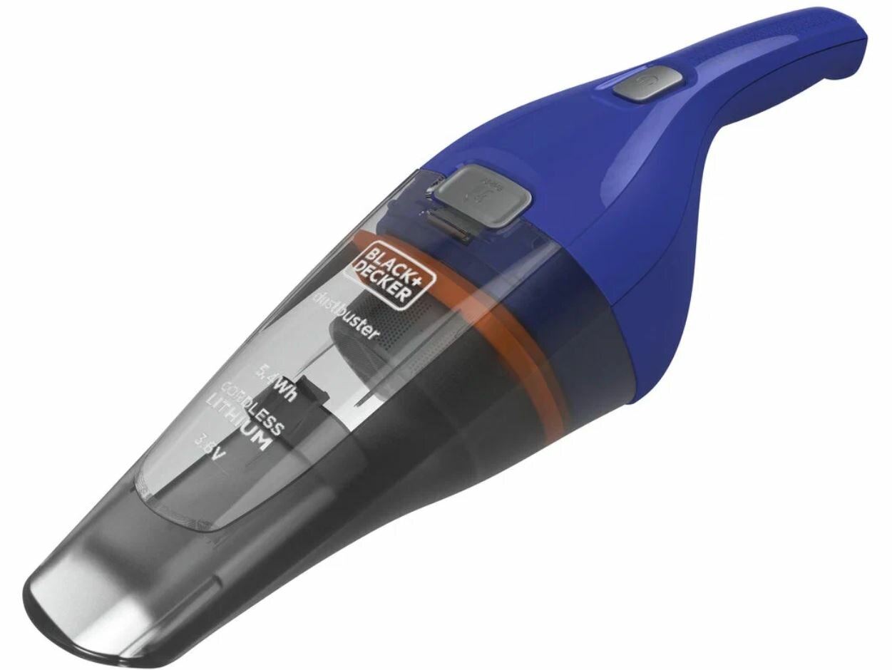 Пылесос BLACK+DECKER NVC115WA-QW, серый/фиолетовый