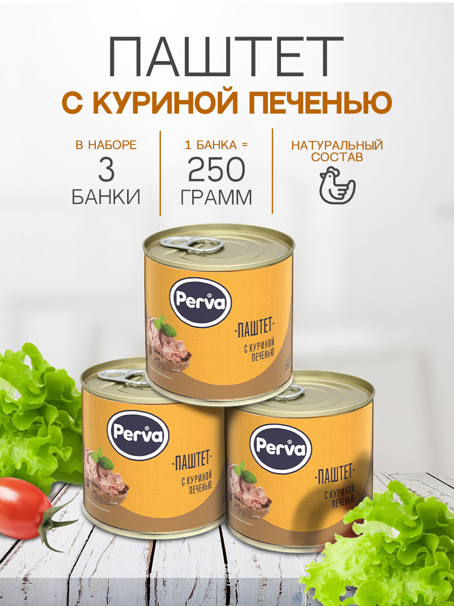Паштеты мясные консервированные куриные — купить по низкой цене на ...