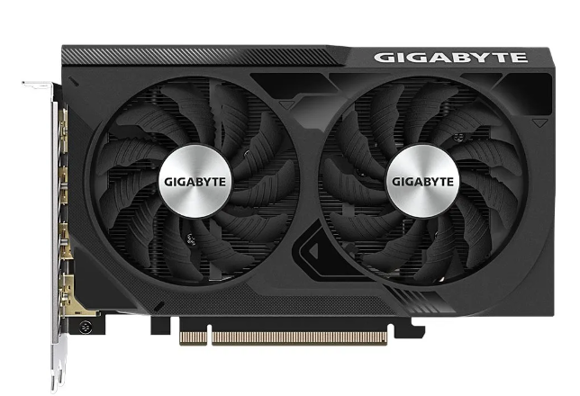 Видеокарта PCI-E 8Gb Gigabyte GV-N4060WF2OC-8GD RTX4060 128 GDDR6 2475/17000 HDMIx2 DPx2 HDCP Ret