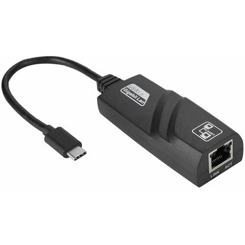 Type-C RJ45 адаптеры для интернета на 1000 Мбит/с от MRM-Power черный