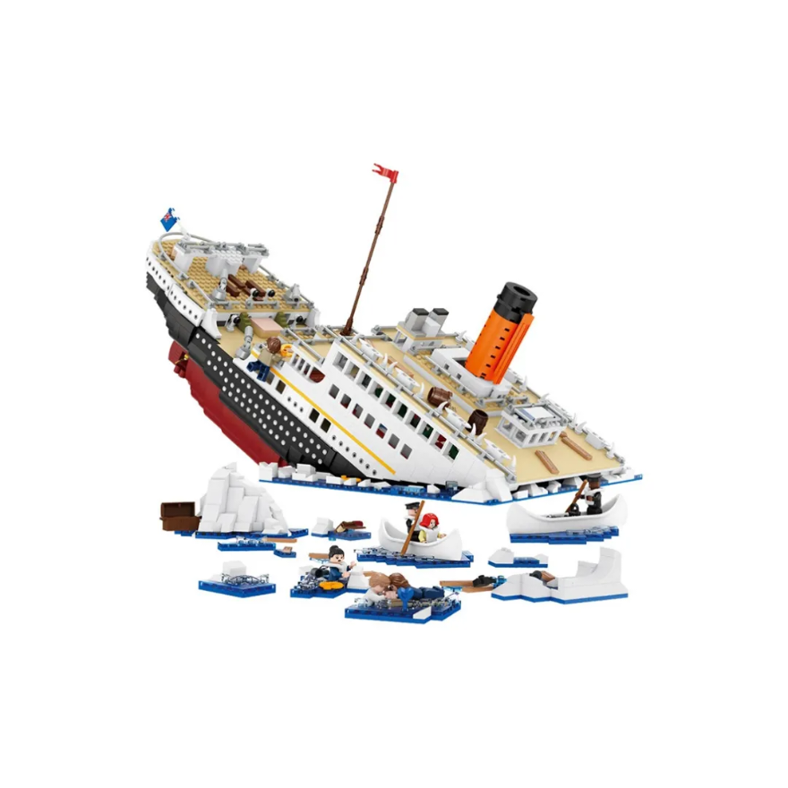 Конструктор LOZ 1060 Тонущий Титаник, 2882 дет. Sinking Titanic