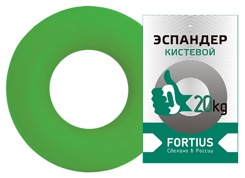 Эспандер кистевой Fortius 20 кг H180701-20LG зеленый