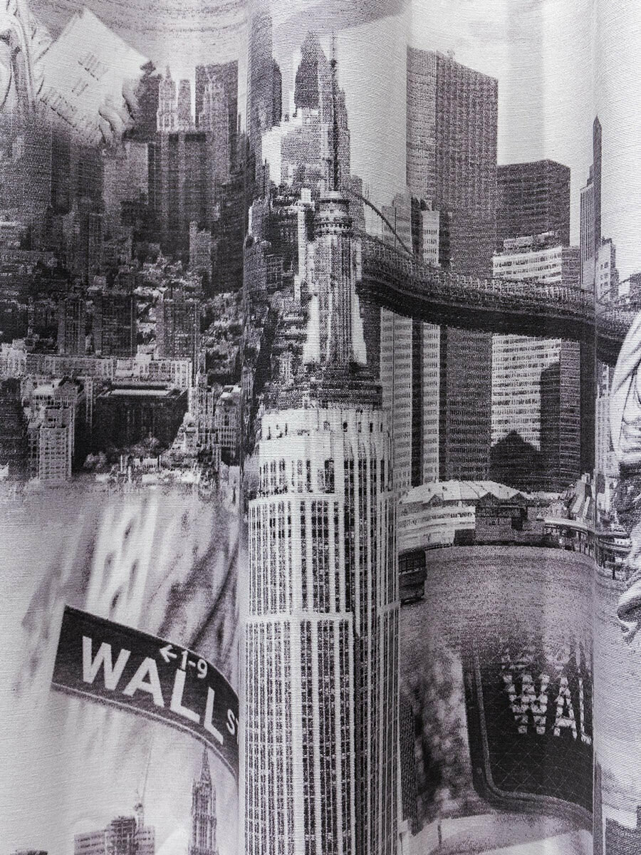 DAILY by T Классические шторы Нью-Йорк (200х260 см - 1 шт)