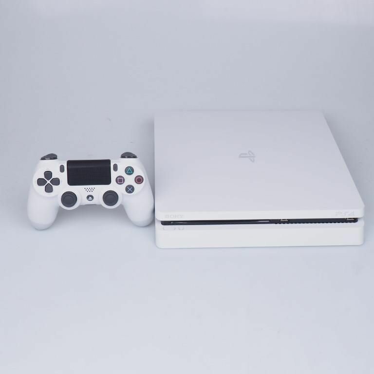 Игровая приставка Sony PlayStation 4 Slim 500 GB Белая White (used)