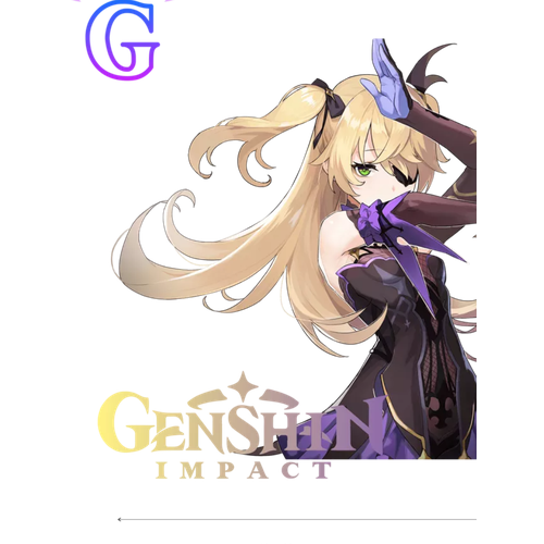 Трансфер Genshin Impact Дакимакура Фишль 300х293 мм 599₽
