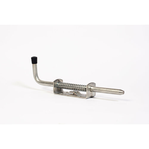 Задвижка засов пружинная 16х300 для дверей и ворот положение закрыто 659₽