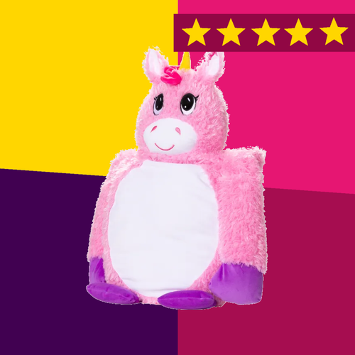 Мягкая игрушка Little Big HUGS обнимашка антисресс Единорог Розовый 53 см / литл БИГ