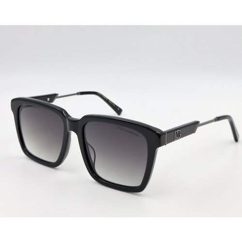 Солнцезащитные очки DOLCE & GABBANA, черный, серый женские солнцезащитные очки dolce