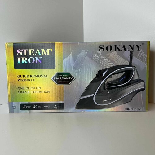 Утюг отпариватель 2600W керамическое покрытие вертикальное отпаривание защита от накипи мощный 270000₽