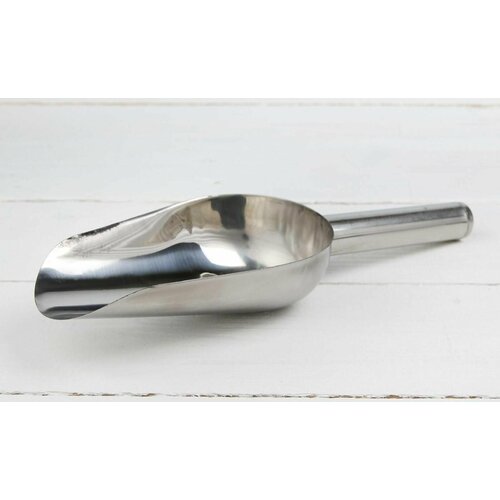 Совок из нержавеющей стали для льда и сыпучих продуктов 200 мл 22x8 см 513₽